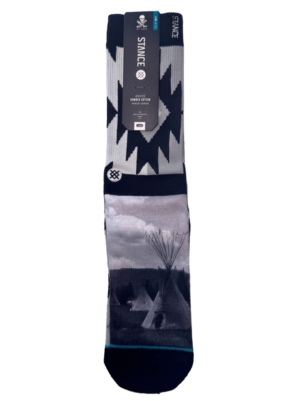 $12❤️‍🔥 Stance LODGE POLE FL Mens Crew Socks LARGE XL NEW Tipi
